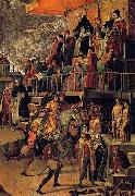 Pedro Berruguete Burning of the Heretics oil painting reproduction